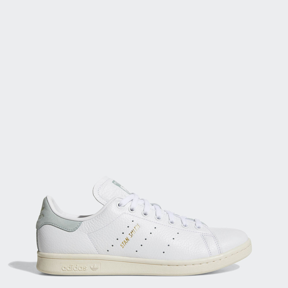 Adidas Stan Smith - Originals ανδρικα - Ασπρα/Ασπρα/Πρασινο,Μέγεθος: EU 36 – 54 2/3 (918KCLPF)